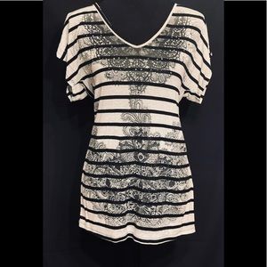 Striped Baroque top.